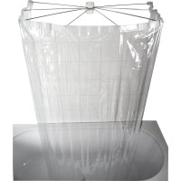 Ridder OMBRELLA skládací sprchová kabina, 100x70cm, průhledná 58200