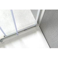 Gelco AKCE čtvrtkruhová sprchová zástěna 900x900x1900mm, čiré sklo AG4290