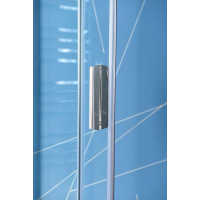 Polysan EASY LINE čtvercová sprchová zástěna 900x900mm, čiré sklo EL5115