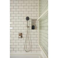 Sapho MINIMAL podomítková sprchová baterie, 2 výstupy, nerez mat MI042