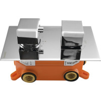 Sapho LATUS podomítková sprchová termostatická baterie, box, 2 výstupy, chrom 1102-62