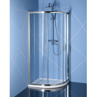 Polysan EASY LINE čtvrtkruhová sprchová zástěna 1000x800mm, L/R, čiré sklo EL2915