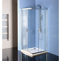 Polysan EASY LINE čtvercová sprchová zástěna 900x900mm, sklo BRICK EL5138