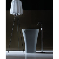Kerasan AQUATECH keramické umyvadlo volně stojící, 60x85x40cm, bílá 374201
