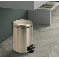 Gedy POTTY odpadkový koš 5l, Soft Close, zlato mat 330987