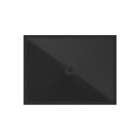 GSI Keramická sprchová vanička, obdélník 120x90x2cm, černá mat 46120926