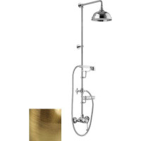 Sapho VIENNA sprchový sloup s pákovou baterií, mýdlenka, 1291mm, bronz VO138BR