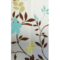 Aqualine Sprchový závěs 180x180cm, vinyl, květovaný ZV012