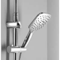 Aqualine KERA sprchový sloup s napojením na baterii, chrom SL430