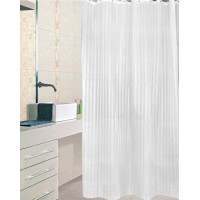 Aqualine Sprchový závěs 180x200cm, polyester, bílá ZP001