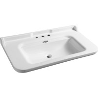 Kerasan WALDORF keramické umyvadlo 120x55cm, 3 otvory, bílá 4144K1-3