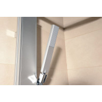 Aqualine ROME sprchový sloup k napojení na baterii, hlavová, ruční sprcha, chrom SL760