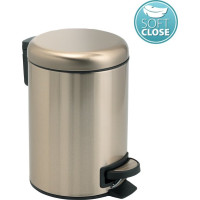 Gedy POTTY odpadkový koš 5l, Soft Close, zlato mat 330987