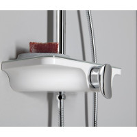 Aqualine MARCO sprchový sloup s pákovou baterií, chrom SL100