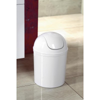 Aqualine Odpadkový koš výklopný, 5l, plast, bílá 20309