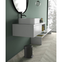 Gedy POTTY odpadkový koš 3l, Soft Close, černá mat 320914