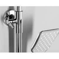 Aqualine FACTOR sprchový sloup s pákovou baterií, chrom FC960