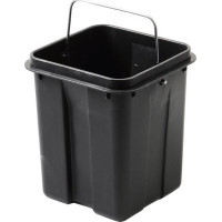 Aqualine SIMPLE LINE odpadkový koš hranatý 3l, nerez lesk GAQ003