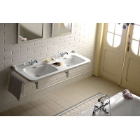 Kerasan WALDORF keramické dvojumyvadlo 150x55cm, bílá 4143K1