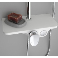 Aqualine MARCO sprchový sloup s pákovou baterií, chrom SL100