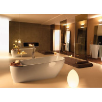 Kerasan AQUATECH keramické umyvadlo volně stojící, 60x85x40cm, bílá 374201