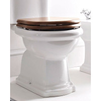 Kerasan RETRO WC sedátko, ořech/chrom 109040