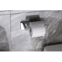 Sapho X-SQUARE držák toaletního papíru bez krytu, chrom XQ702