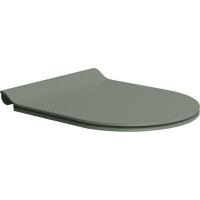 GSI PURA WC sedátko, SLIM, Soft Close, agave mat/chrom MS86CSN04