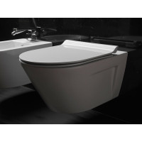 GSI PURA/KUBE X/NORM WC sedátko, SLIM, Soft Close, bílá/chrom MS86CSN11