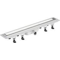Polysan TILE podlahový žlab s nerezovým roštem pro dlažbu, L-720mm, DN40 72837