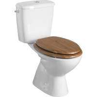 Aqualine AQUALINE WC sedátko, dub 1705-10