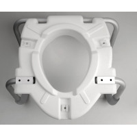 Ridder HANDICAP WC sedátko zvýšené 10cm, s madly, bílá A0072001