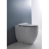 Kerasan FLO WC sedátko, SLIM, Soft Close, bílá 319101