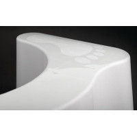 Sapho Podstavec k toaletě, 39x22x17cm, bílá ST002