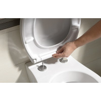 Sapho AVVA WC sedátko, SLIM, Soft Close, bílá 100787