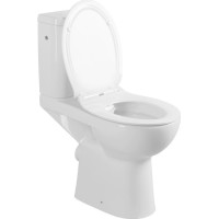 Sapho HANDICAP WC kombi zvýšený sedák, Rimless, zadní odpad, bílá K11-0221