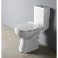 Sapho HANDICAP WC kombi zvýšený sedák, Rimless, zadní odpad, bílá K11-0221