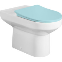 Aqualine VERMET WC kombi mísa, zadní/spodní odpad, bílá VR038-432