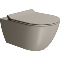 GSI PURA závěsná WC mísa, Swirlflush, 36x55cm, tortora dual-mat 881505