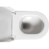 Aqualine MODIS závěsná WC mísa, 36x52cm, bílá MD001