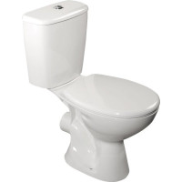 Aqualine JUAN WC kombi, dvojtlačítko 3/6l, zadní odpad, bílá LC2154