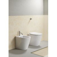 GSI MODO WC mísa stojící, Swirlflush, 37x52cm, spodní/zadní odpad, bílá ExtraGlaze 981011