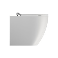 GSI PURA WC mísa stojící, Swirlflush, 36x55cm, spodní/zadní odpad, bílá dual-mat 880309