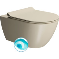 GSI PURA závěsná WC mísa, Swirlflush, 36x55cm, creta dual-mat 881508