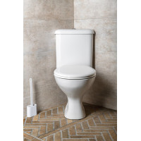 Aqualine CLIFTON rohové WC kombi, dvojtlačítko 3/6l, zadní/spodní odpad, bílá FS1PK