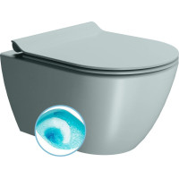 GSI PURA závěsná WC mísa, Swirlflush, 36x50cm, ghiaccio dual-mat 881615