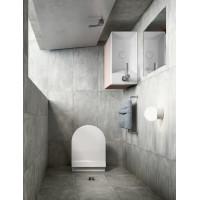 GSI KUBE X závěsná WC mísa, Swirlflush, 36x50cm, bílá dual-mat 941609