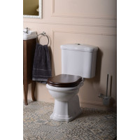 Kerasan RETRO WC kombi mísa 38, 5x72cm, zadní odpad, bílá 101301