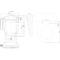 Aqualine BLOOMING EKO elektronický bidet NB-1120D