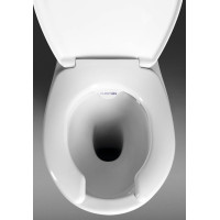 Sapho HANDICAP WC kombi zvýšený sedák, Rimless, zadní odpad, bílá K11-0221